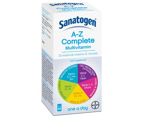 Sanatogen A-Z Complete Multivitamin 60 Tablets