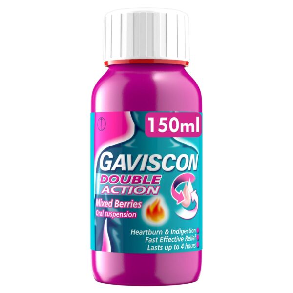 Gaviscon Double Action Mixed Berry 150ml