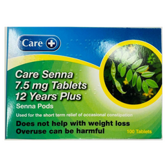 Care Senna 7.5mg 12 Years Plus - 100 tablets (P)