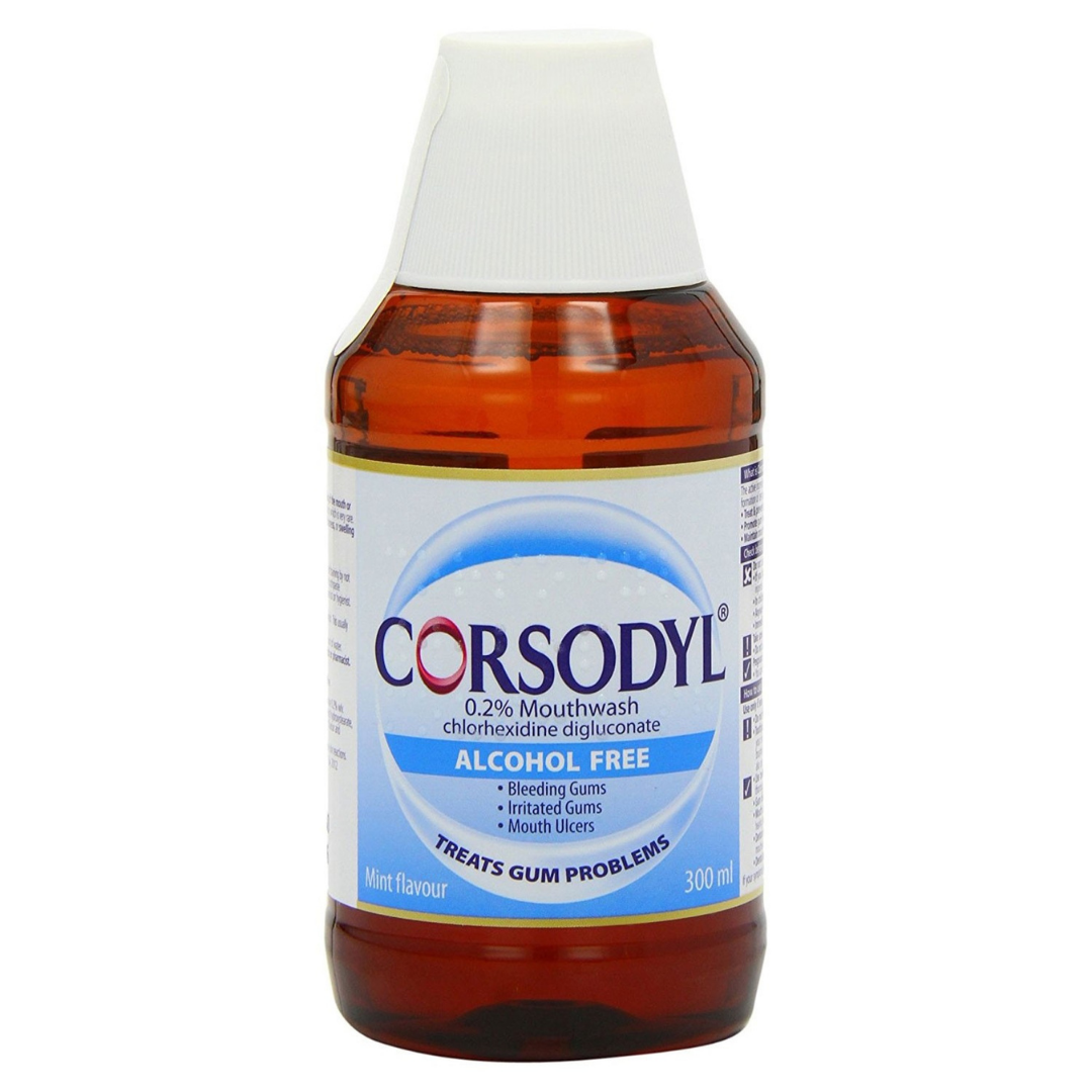 Corsodyl Alcohol Free Mint Mouthwash - 300ml