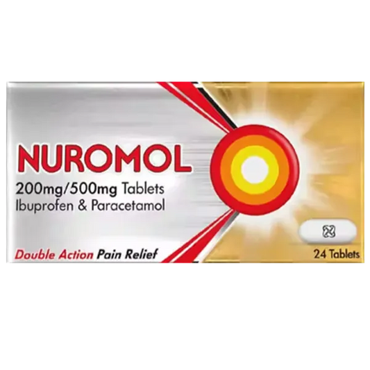 Nuromol 200mg/500mg - 24 Tablets