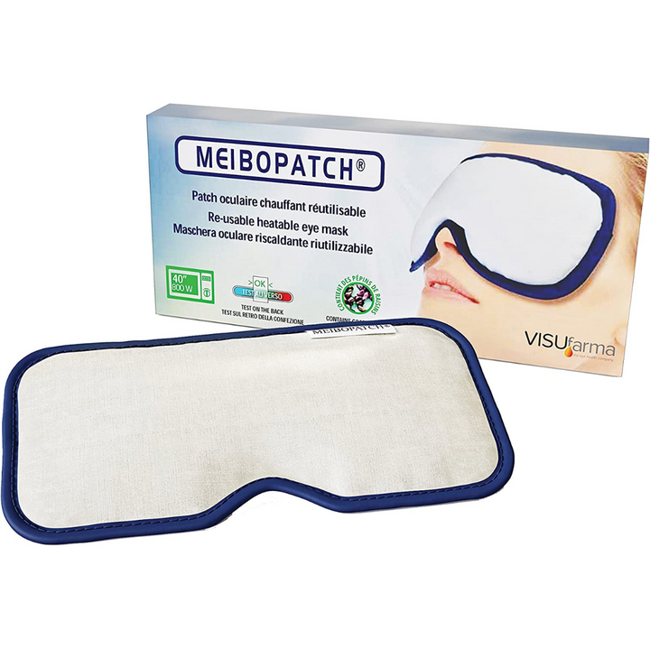Meibopatch re-usable heatable Eye mask with Temperature Test Strip (P)