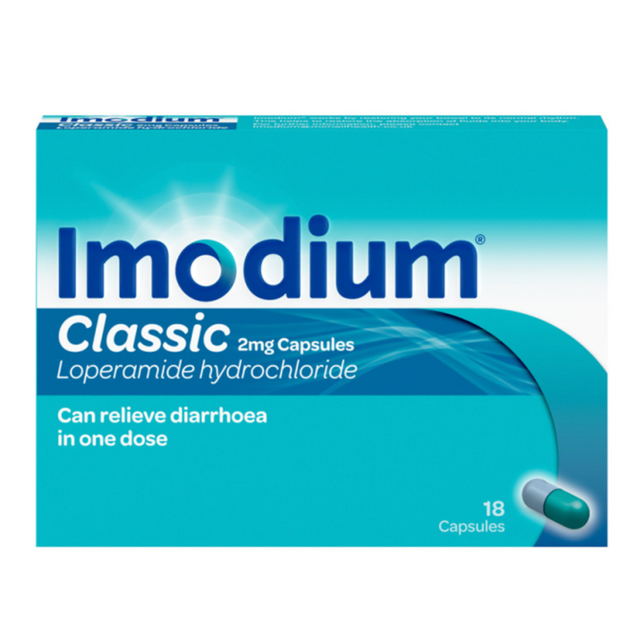 Imodium Classic 2mg - 18 Capsules (P)