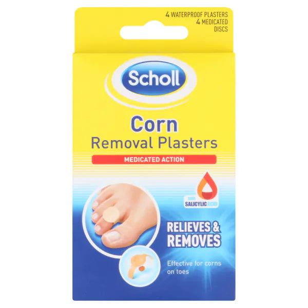 Scholl Corn Removal 4 Waterproof Plasters (P)