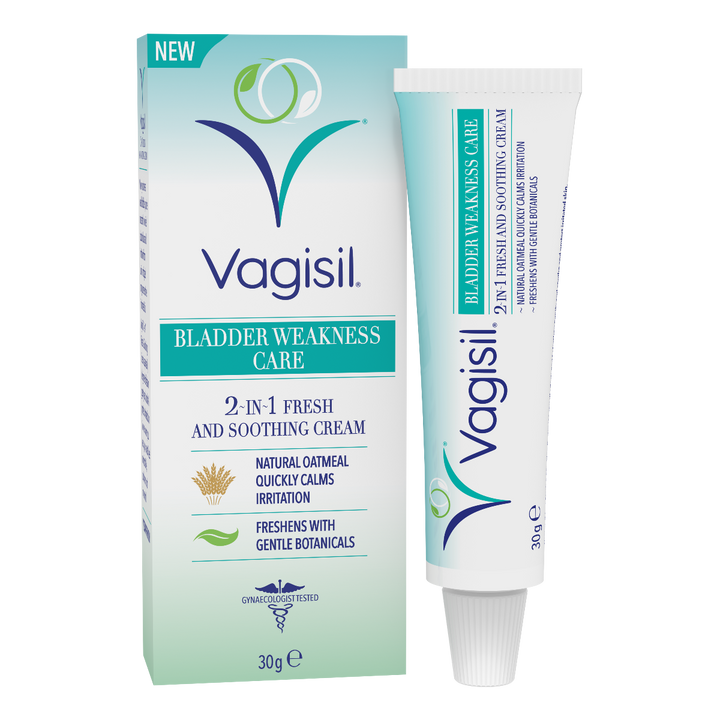 Vagisil Bladder Weakness Care 2-In-1 Fresh And Soothing Cream - 30g