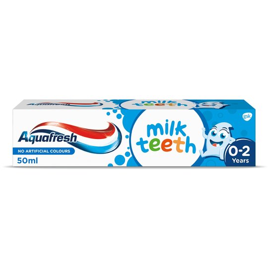 Aquafresh Milk Teeth Toothpaste 0-2Y 50Ml