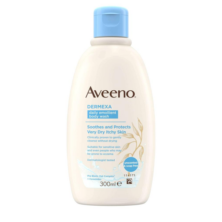 Aveeno daily emollient body wash 300ml