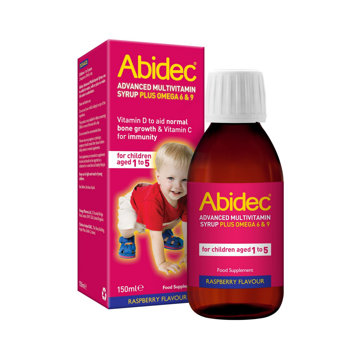 Abidec Advanced Multivitamin Syrup Plus Omega 6 & 9 -150ml