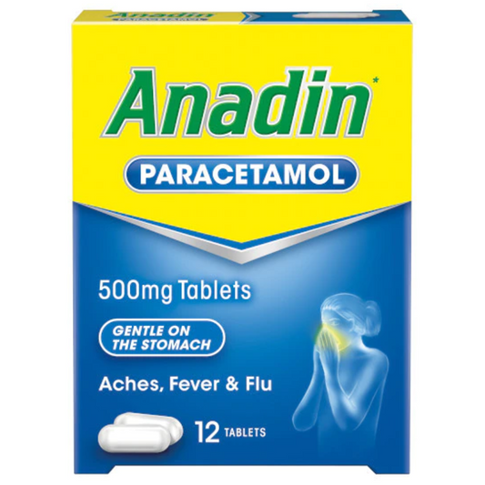 Anadin Paracetamol 500mg Tablets
