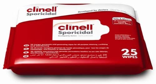 Clinell Sporicidal Wipes - Pack of 25