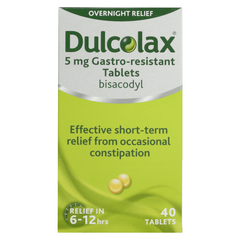 Dulcolax Twelve Plus 5mg Gastro-resistent - 40 Tablets (P) (A)
