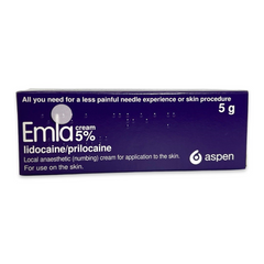 Emla Numbing Cream 5% - 5g (P) (N)
