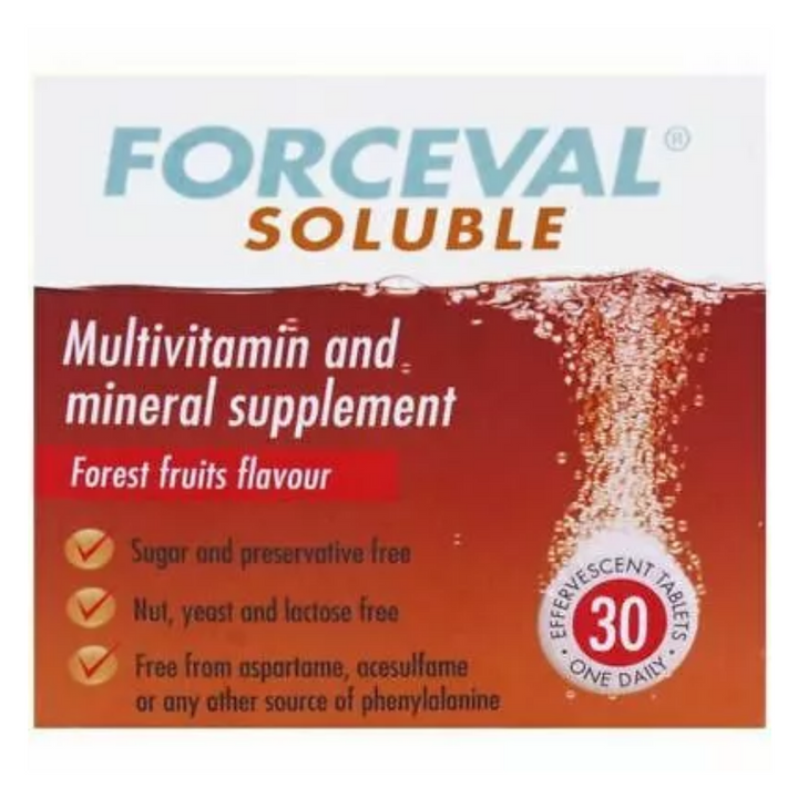 Forceval Soluble 30 Tablets