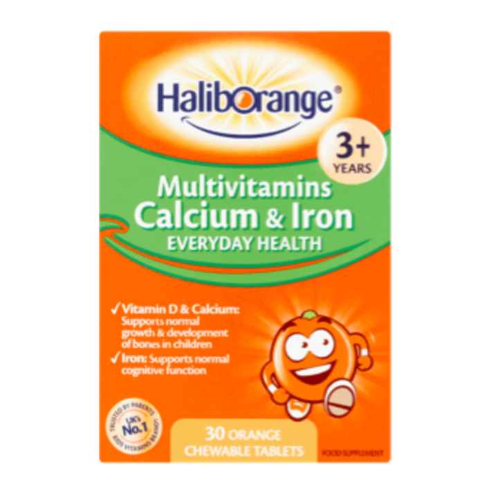 Haliborange Multivitamins Calcium & Iron -30 Tablets