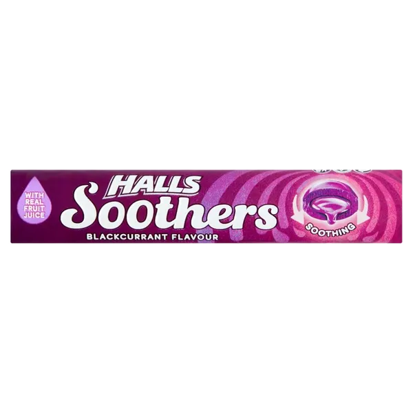 Halls Soothers Blackcurrant 45g 10