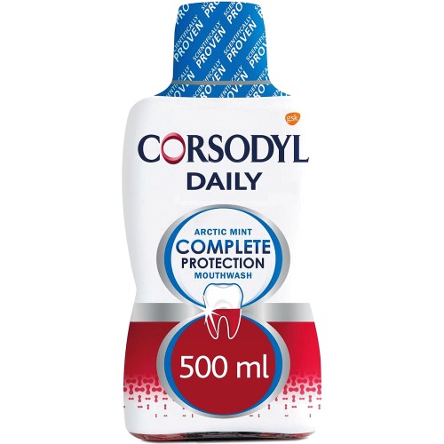 Corsodyl Complete Protection Mouthwash Extra Fresh 500ml
