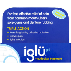 Iglu Rapid Relief Gel Mouth Ulcer Treatment - 8g (P)
