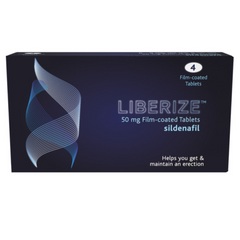 Liberize 50mg Film-coated Sildenafil - 4 Tablets (P)