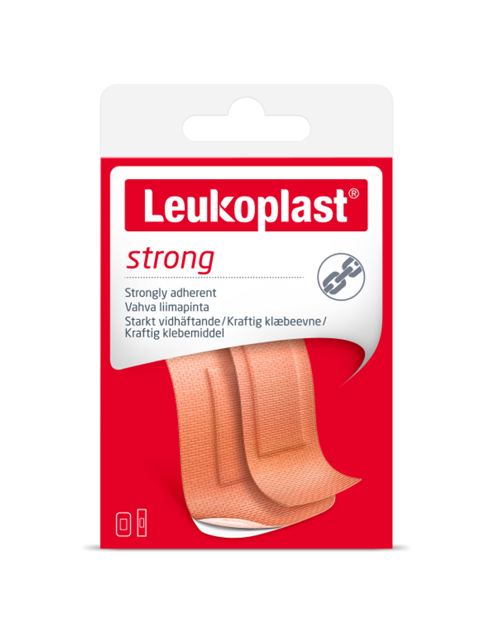 Leukoplast Strong Plasters (Box Of 20 Assorted)