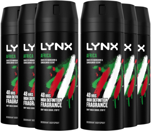 Lynx Deodorant Africa Bodyspray 150Ml