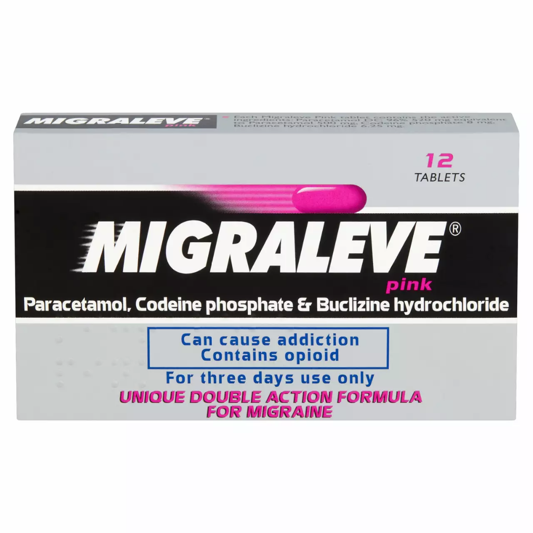Migraleve Pink 12 Tablets (P)