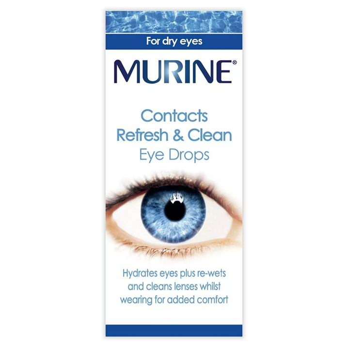 Murine Contacts Refresh & Clean Eye Drops 15ml