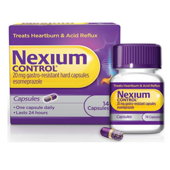 Nexium Control For Heartburn And Acid Reflux 20mg 14 Capsules (N)