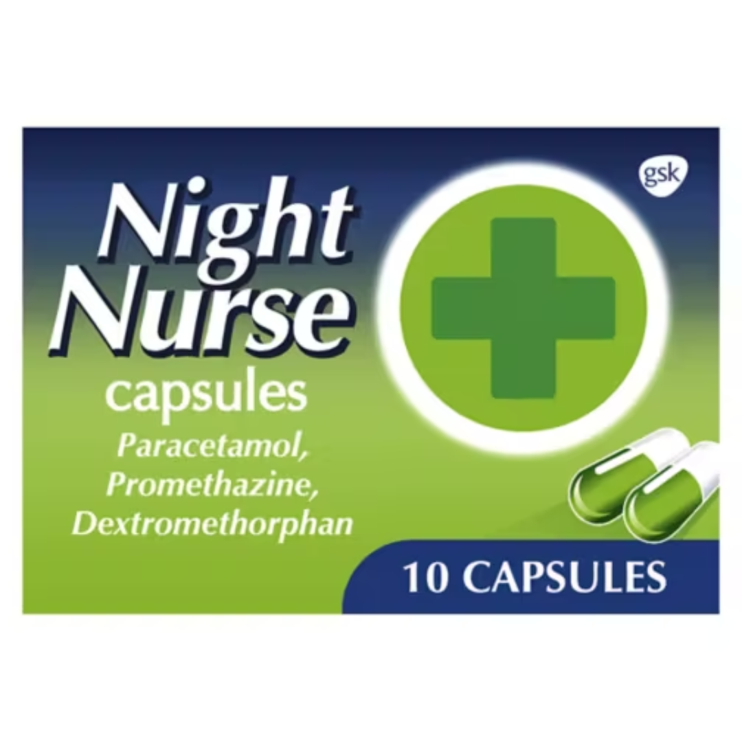 Night Nurse 10 capsules