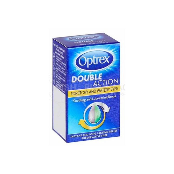 Optrex Double Action Drops for Itchy and Watery Eyes - 10ml