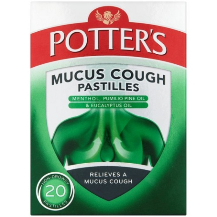 Potters Mucus Cough 20 Pastilles