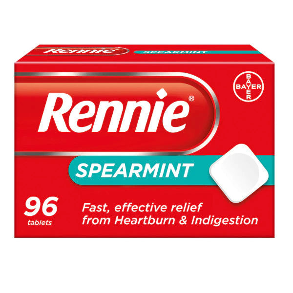 Rennie Spearmint 96 Tablets