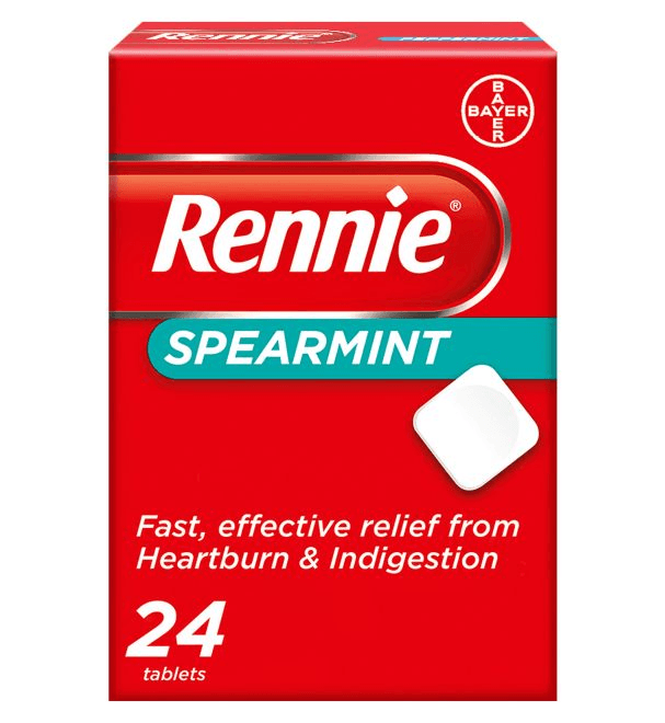 Rennie Spearmint - 24 Tablets