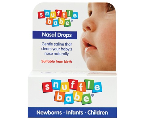 Snufflebabe Saline Nasal Drops -10 ml