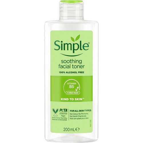Simple Kind To Skin Soothing Face Toner 200ml