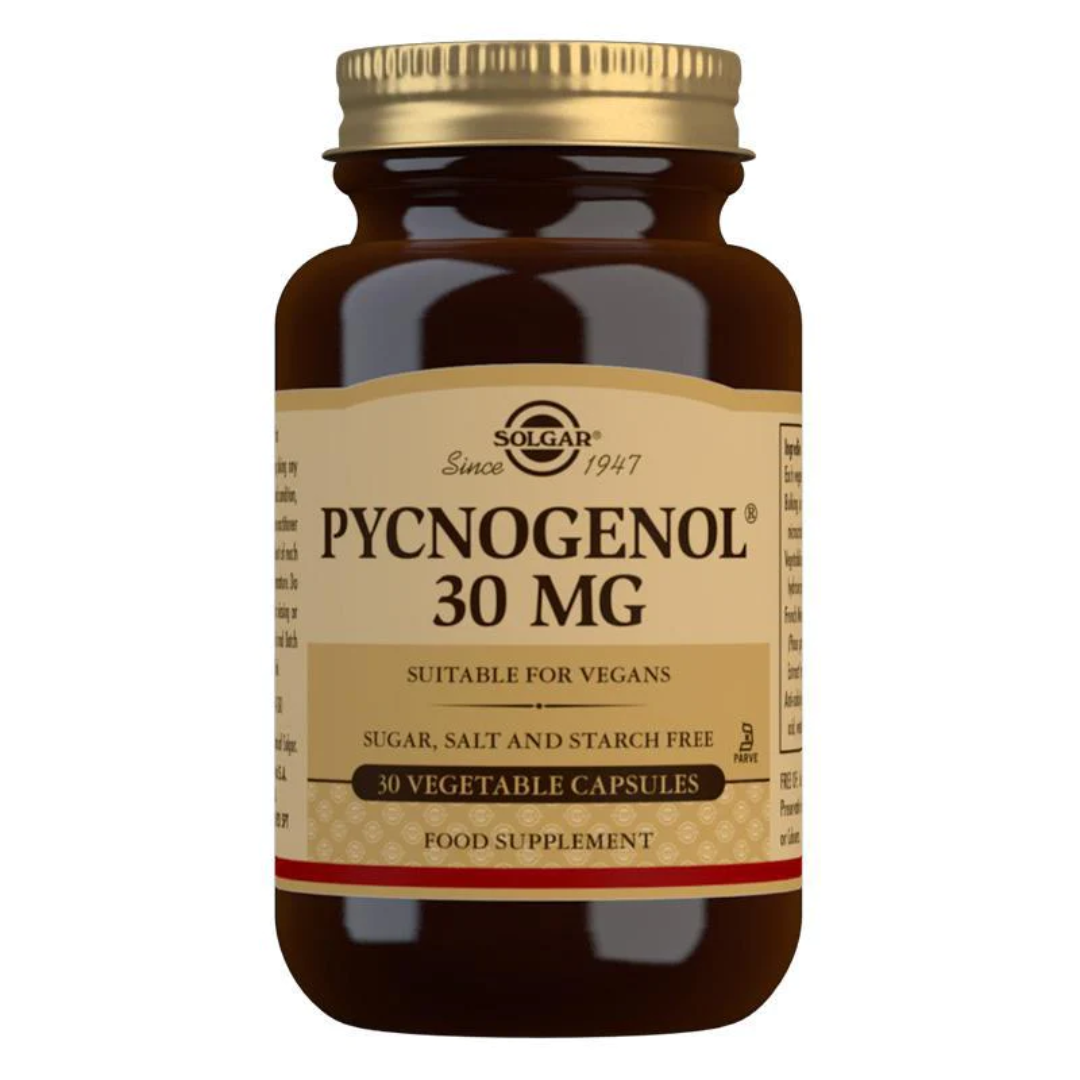 Solgar Pycnogenol 30 mg Vegetable Capsules - Pack of 30