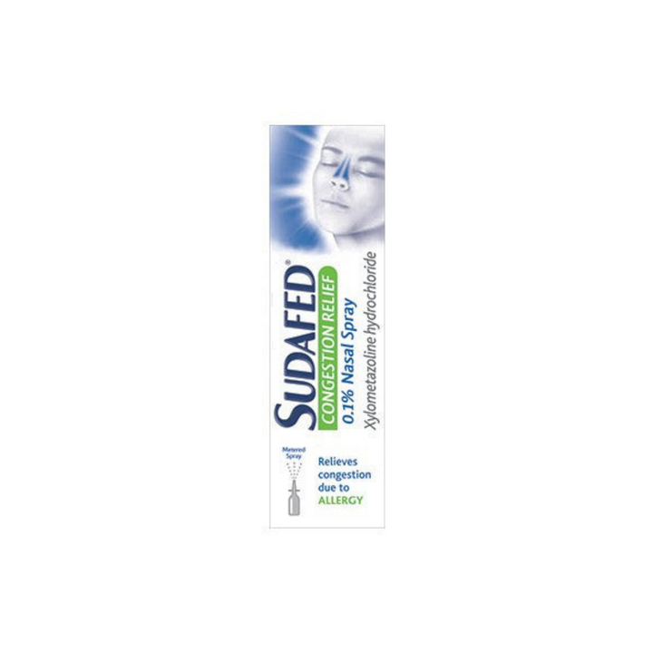 Sudafed Congestion Relief 0.1% Nasal Spray - 10 ml