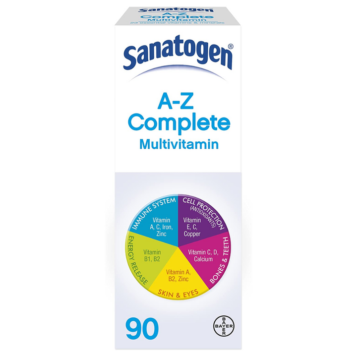 Sanato Gen A-Z Complete multivitamin 1 Pack of 90 Tablets