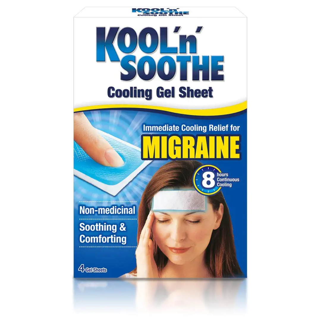 Kool 'n' Soothe Migraine Cooling Strips - 4 Strips