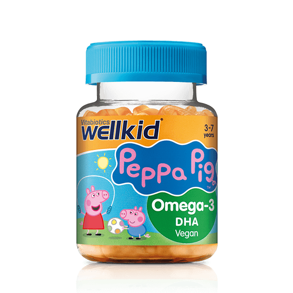 Vitabiotics Peppa Pig Omega-3 DHA vegan Soft Jellies