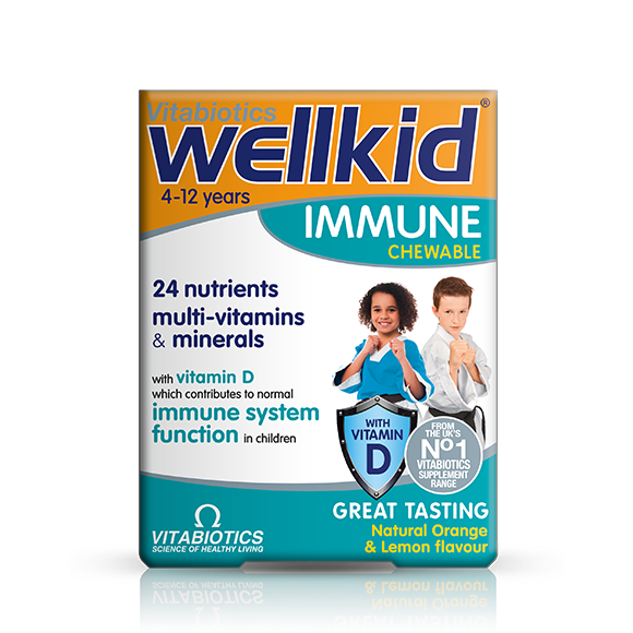 Vitabiotics Wellkid Immune Chewable - 30 Tablets