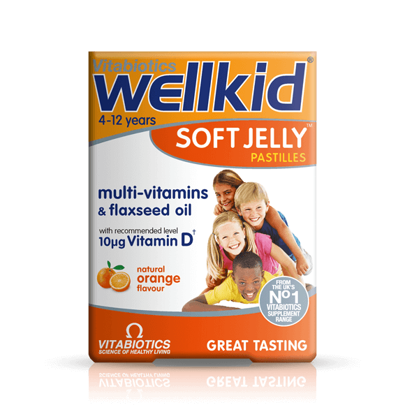 Vitabiotics Wellkid Soft Jelly Strawberry - 30 Pastilles