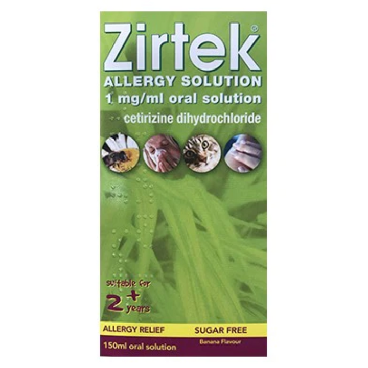 Zirtek Allergy Solution 150ml