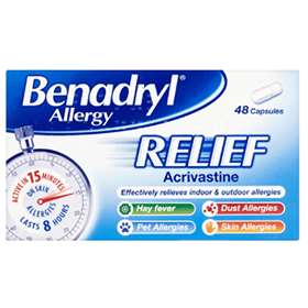 Benadryl Allergy Relief Capsules 48 (P)