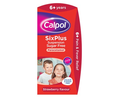 Calpol SixPlus Sugar Free Suspension - 100ml