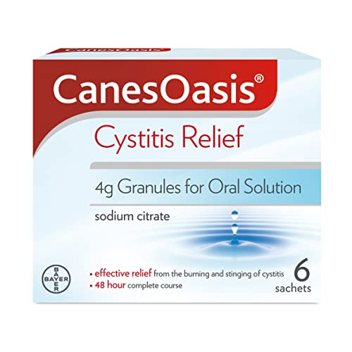 CanesOasis Cystitis Relief Cranberry Flavour Oral Solution - 6 Sachets
