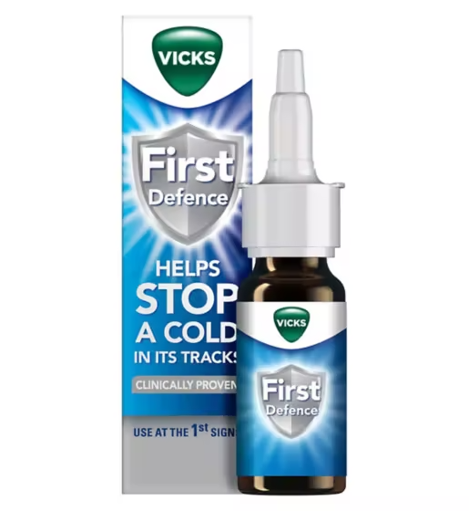 Vicks First Defence Cold Virus Blocker Nasal Spray Bottle 15ml