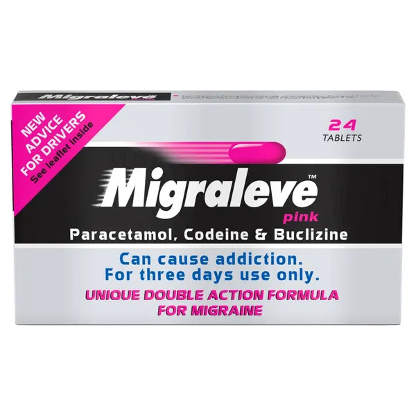 Migraleve Pink Tablets - 24 Tablets (P)