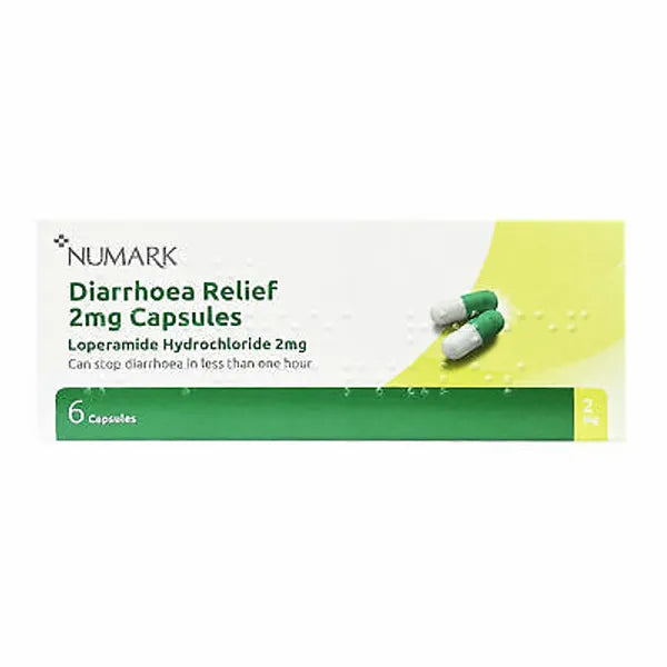 Numark Diarrhoea Relief Capsules Pack of 6