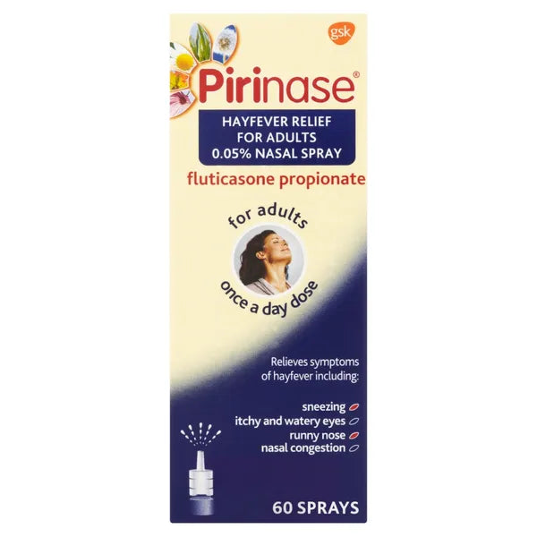 Pirinase Hayfever Nasal Spray 60 Dose (P)
