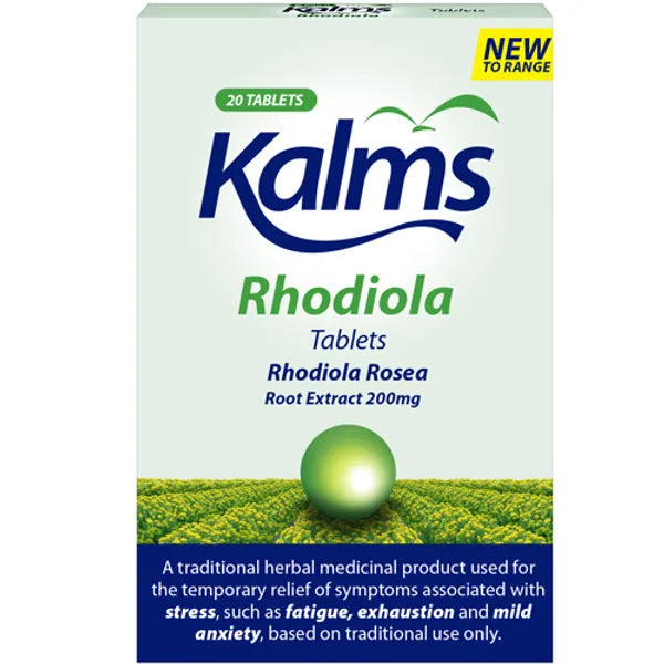 Kalms Rhodiola Herbal Tablets 200Mg 20 Pack